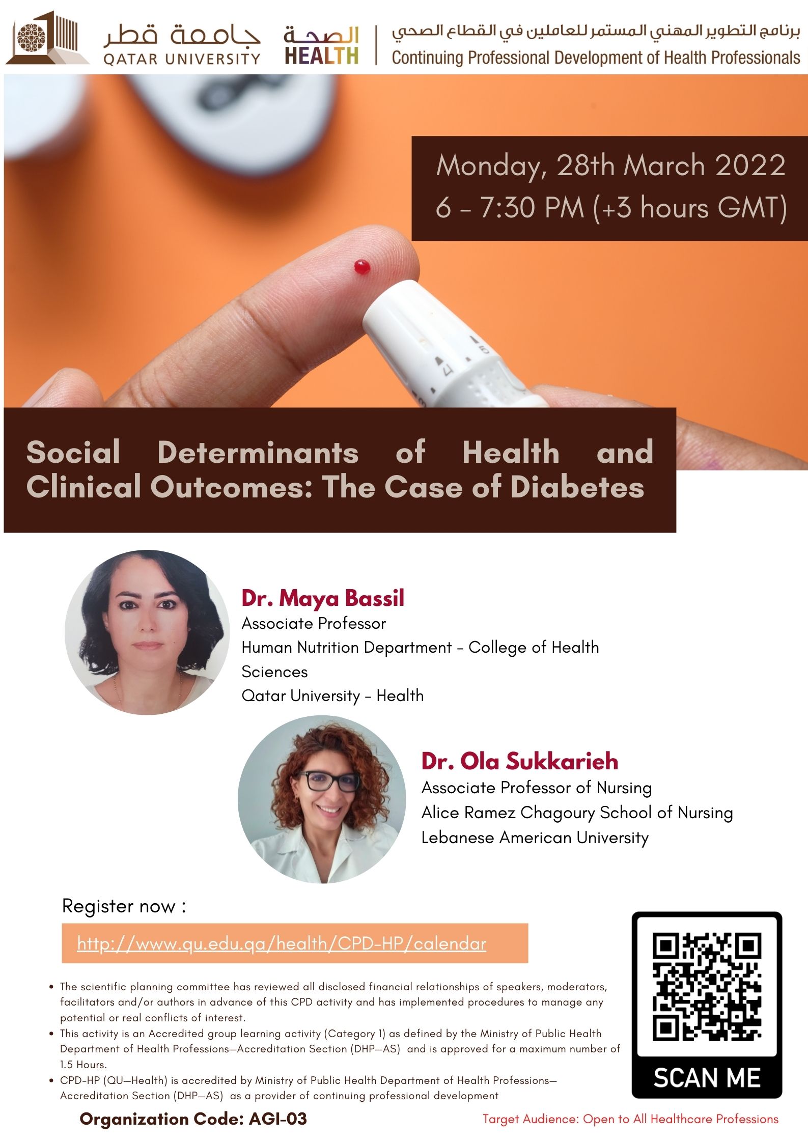 Social Determinants of Health and clinical outcomes The case of Diabetes